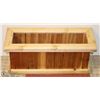 Image 1 : FULLY CEDAR STAINED PLANTER BOX