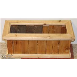 FULLY CEDAR STAINED PLANTER BOX