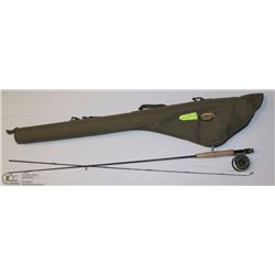 WHITE RIVER FLY FISHING ROD AND REEL IN GREEN