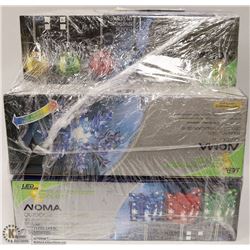 LOT OF NOMA OUTDOOR SOLAR POWERED LIGHTS