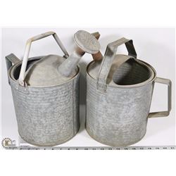 LOT OF 2 VINTAGE WATERING CANS