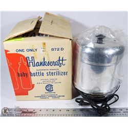 VINTAGE HANKSCRAFT BABY BOTTLE STERILIZER
