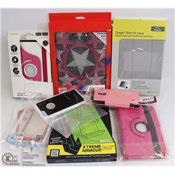 FLAT OF 9 NEW ASSORTED PHONE,LAPTOP,IPAD COVERS