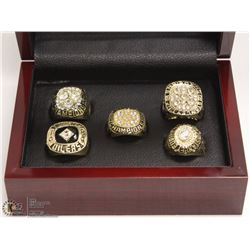 REPLICA NHL EDMONTON OILERS RING SET