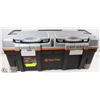 Image 1 : NEW TACTIX 66CM FULL HANDLE TOOL BOX WITH 2