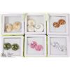 Image 1 : LOT OF 8 ASSORTED ZIRCONIA STONES, 5 SHIVA'S EYE