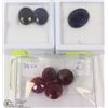 Image 1 : NATURAL RUBY 38CT SOLD WITH NATURAL BLUE SAPPHIRE