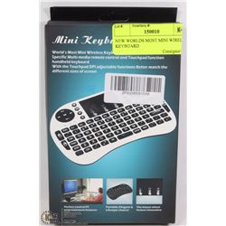 NEW WORLDS MOST MINI WIRELESS KEYBOARD