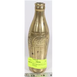 COCA COLA COKE BOTTLE SOLID BRASS VINTAGE