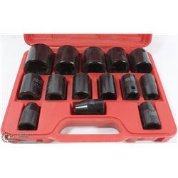15-PC SAE MATRIX BLACK CHROME 1/2 INCH