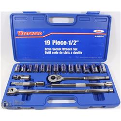 NEW WESTWARD METRIC 19-PC - 1/2 INCH