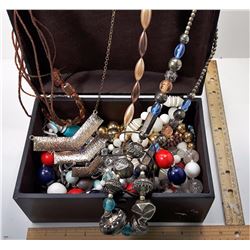 #7 - CHEST FILLED WITH TONS OF VINTAGE JEWELRY