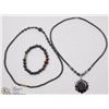 Image 1 : HERMATITE SUN CHOKER SOLD WITH HERMATITE