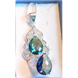#16 - SET OF MYSTIC TOPAZ RING & PENDANT