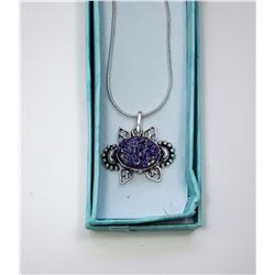 #15 - GENUINE DRUZY PENDANT ON CHAIN