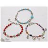 Image 1 : LOT OF (3) BRACELETS