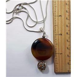 #19 - BUTTERSCOTCH AGATE PENDANT