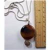 Image 1 : #19 - BUTTERSCOTCH AGATE PENDANT
