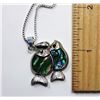 Image 1 : #20 - DOUBLE ABALONE FISH PENDANT