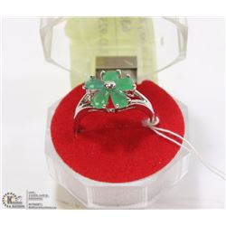 50-EMERALD .925 STERLING SILVER