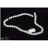 Image 1 : 40- NATURAL WHITE JADE LOOSE BEAD NECKLACE