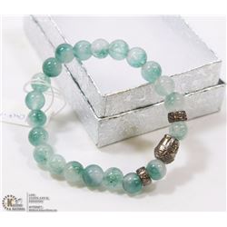39- NATURAL FLOURIT BEAD BRACELET