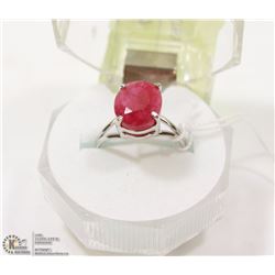 60-NATURAL RED RUBY RING