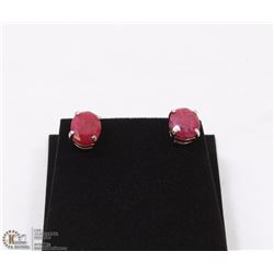 62-NATURAL RED RUBY EARRINGS