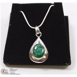 69-GREEN EMERALD PENDANT