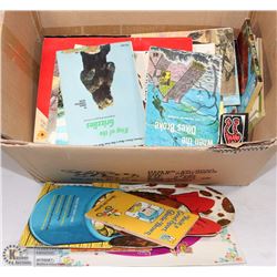 LARGE LOT OF 1960'S CHILDRENS BOOKS, ACTIVITY BOOK