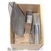 Image 1 : BOX OF ASSORTED FILING TRAYS ETC