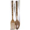 Image 1 : WOOD DISPLAY SPOON AND FORK