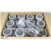 Image 1 : BOX OF TWELVE VINTAGE MASON JARS WITH LIDS