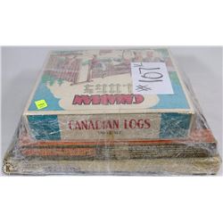 CANADIAN LOGS TRIPLE SET WITH VICTORY PACIFIC, AND