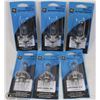 Image 1 : 1 CASE OF 6 GE BLUE HALOGEN 9003 SB HOOPS