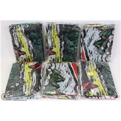 LOT OF 6 PILSNER FLAGS