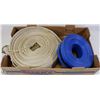 Image 1 : 2 HOSES 1 FIRE HOSE AND 1 BLUE DISCHARGE HOSE