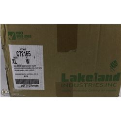 CASE OF NEW LAKELAND DISPOSABLE CHEMICAL HAZMAT