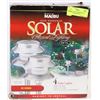 Image 1 : NEW MALIBU OUTDOOR SOLAR LIGHTS – PACKAGE OF 4