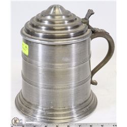 LARGE METAL BEER STEIN ICE BUCKET