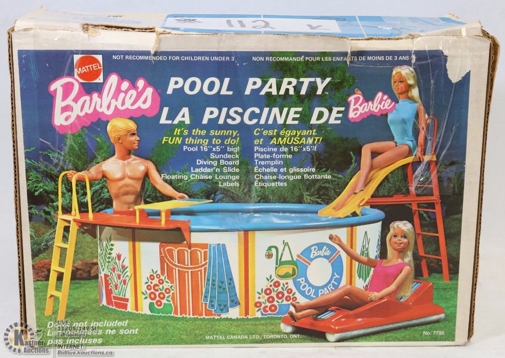 barbie pool party set