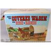 Image 1 : JOHNNY WEST COVERED WAGON WITH HORSE & HARNESS SET