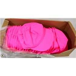 24 NEW PINK BASEBALL CAPS.  PERFECT FOR BREAST CAN