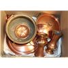 Image 1 : ESTATE BOX OF COPPER ITEMS