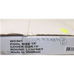 NEW 15' ROUND POOL COVER OR CAN BE USED AS A