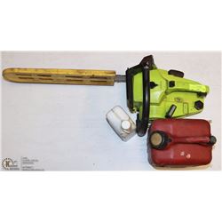 POULAN SUPER XXV COUNTER VIBE CHAINSAW WITH GAS