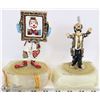 Image 1 : 2 RON LEE CLOWN FIGURINES “CLOWN WITH A FRAME”