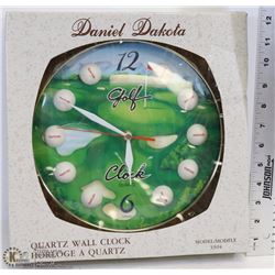 NEW DANIEL DAKOTA QUARTZ GOLF CLOCK