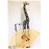 Image 1 : GIRAFFE 3 FT HIGH W/ZEBRA 21" H