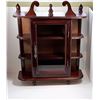 Image 1 : #1 - SOLID WOOD TABLE TOP CURIO CABINET